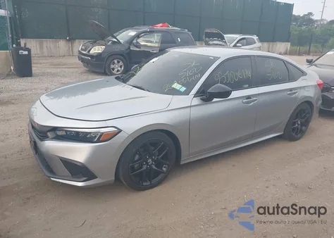 2023 Honda Civic Sport z USA, uszkodzony, nr VIN 2HGFE2F52PH551144